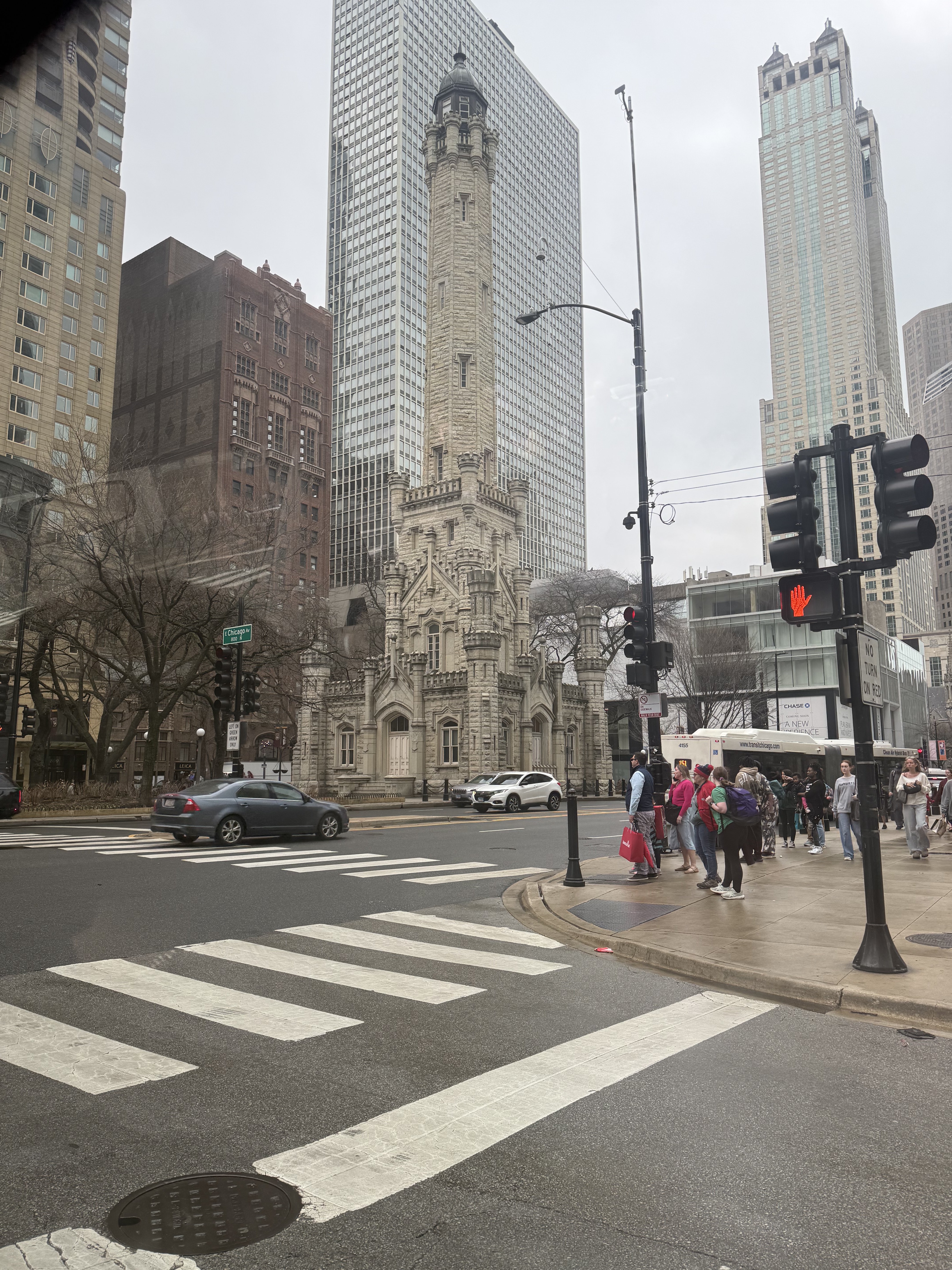 Chicago Water Tower on Michigan Avenue
